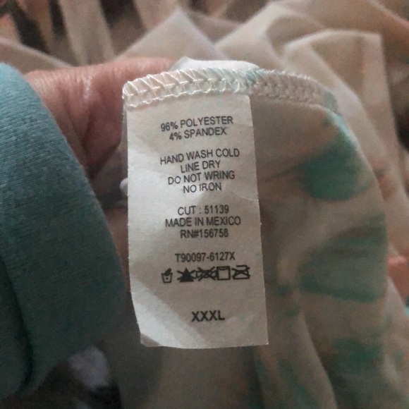 NWT Women’s Simply Obsessed brand chevron printed tunic top size 3x xxxl plus - Picture 4 of 4